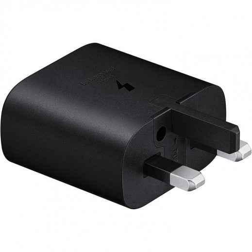 Samsung 25W Power Adapter With USB C TO C Cable - Black Samsung 25W Power Adapter With USB C TO C Cable - Black